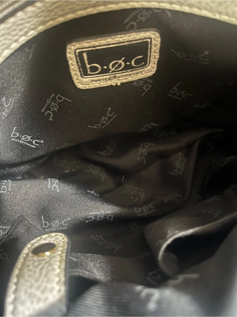 b.o.c Born Concepts Light Gray Crossbody Shoulder Bag